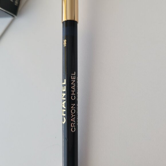 Chanel Crayon Smudge Eyeliner PENCIL BLEU ROYAL Full Size w Sharpener NO SMUDGER - Picture 4 of 10